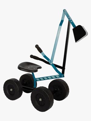 Small Foot Gravemaskin med Hjul, Blå