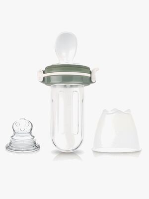 Kidsme Food Squeezer med skje, Grey