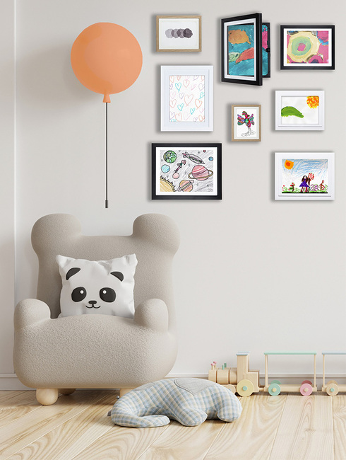 My Little DaVinci åpningsbar Ramme A4 50 Ark, White