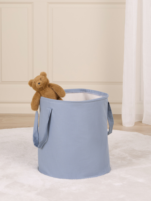 Alice & Fox ABLE Oppbevaringskurv, Blue Linen