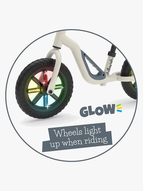 Chillafish Charlie GLOW Balansesykkel, Beige