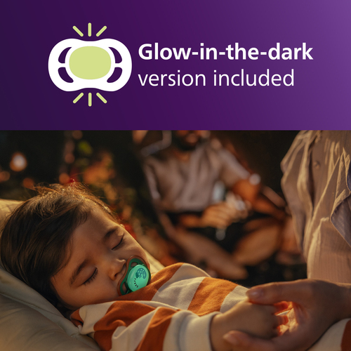 Philips Avent Ultra Air smokk Night 0-6 m, 2-pakning, blå/lys grønn