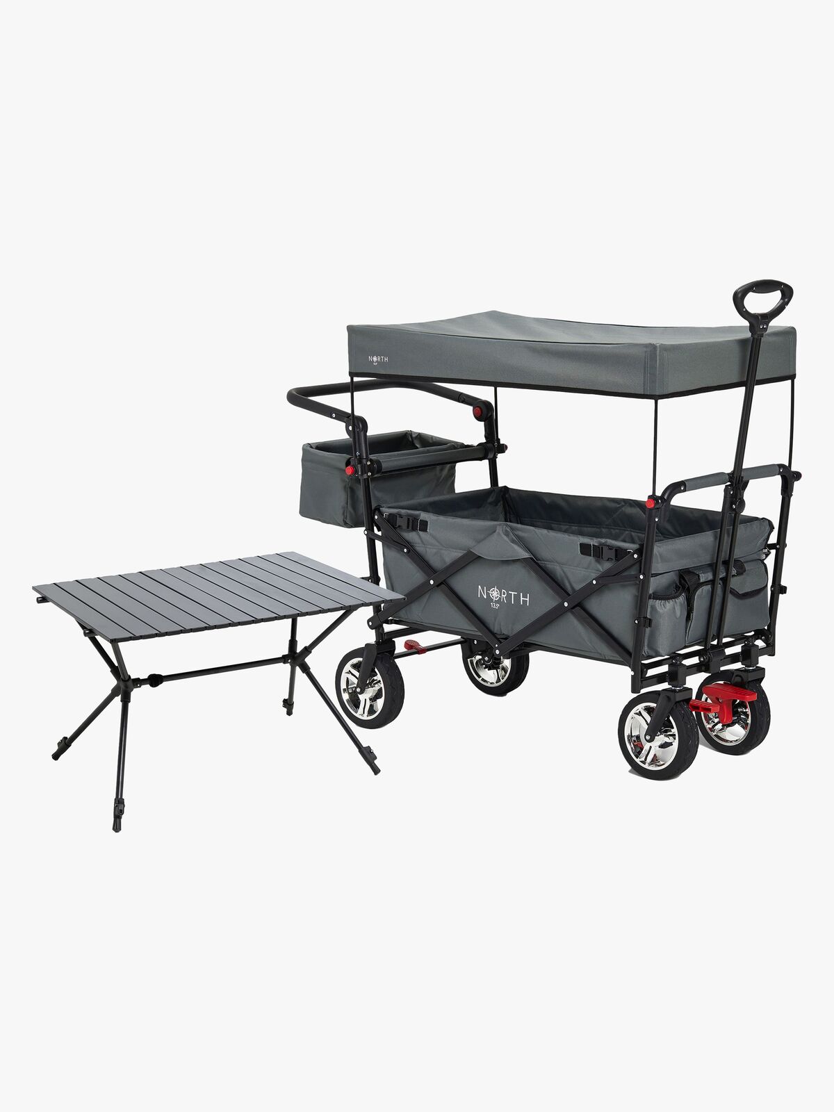 North 13.5 Porter Tralle , Ivy Grey Inkl. Campingbord