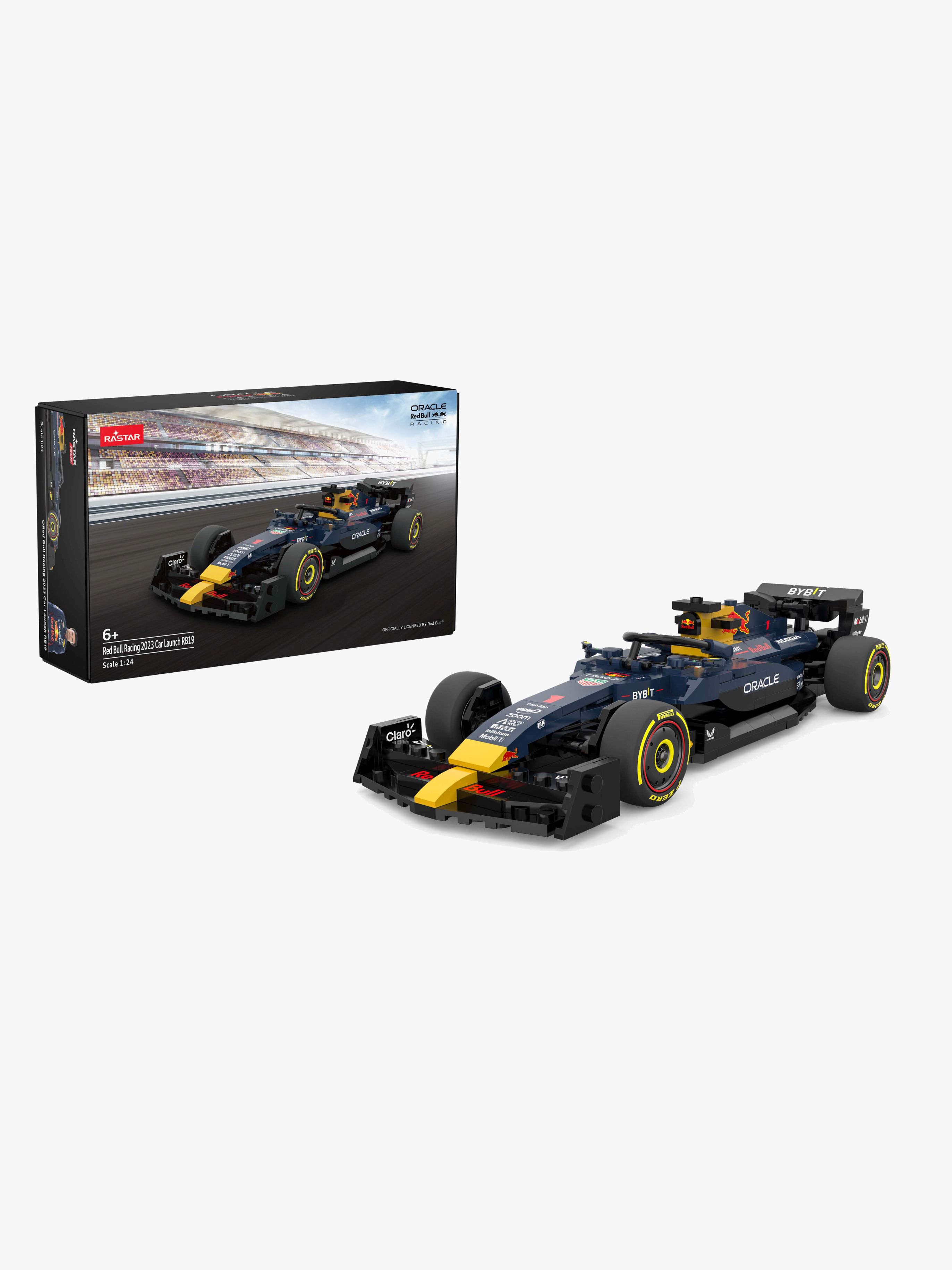 Rastar Red Bull F1 RB19 Bricks Racerbil 1:24, Mørkeblå - Øvrig