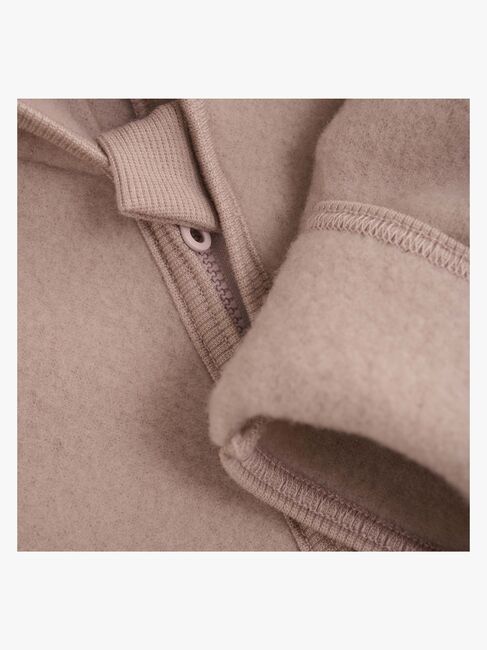 Huttelihut Vinterdress Merinoull med Ører, Mahogany Rose