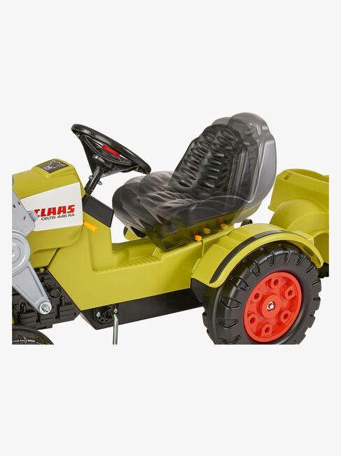 BIG Trampetraktor med Henger Claas Celtis