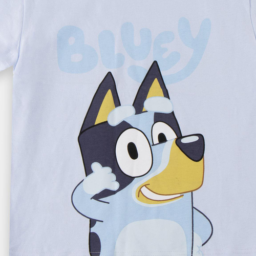 Bluey T-skjorte, Lyseblå