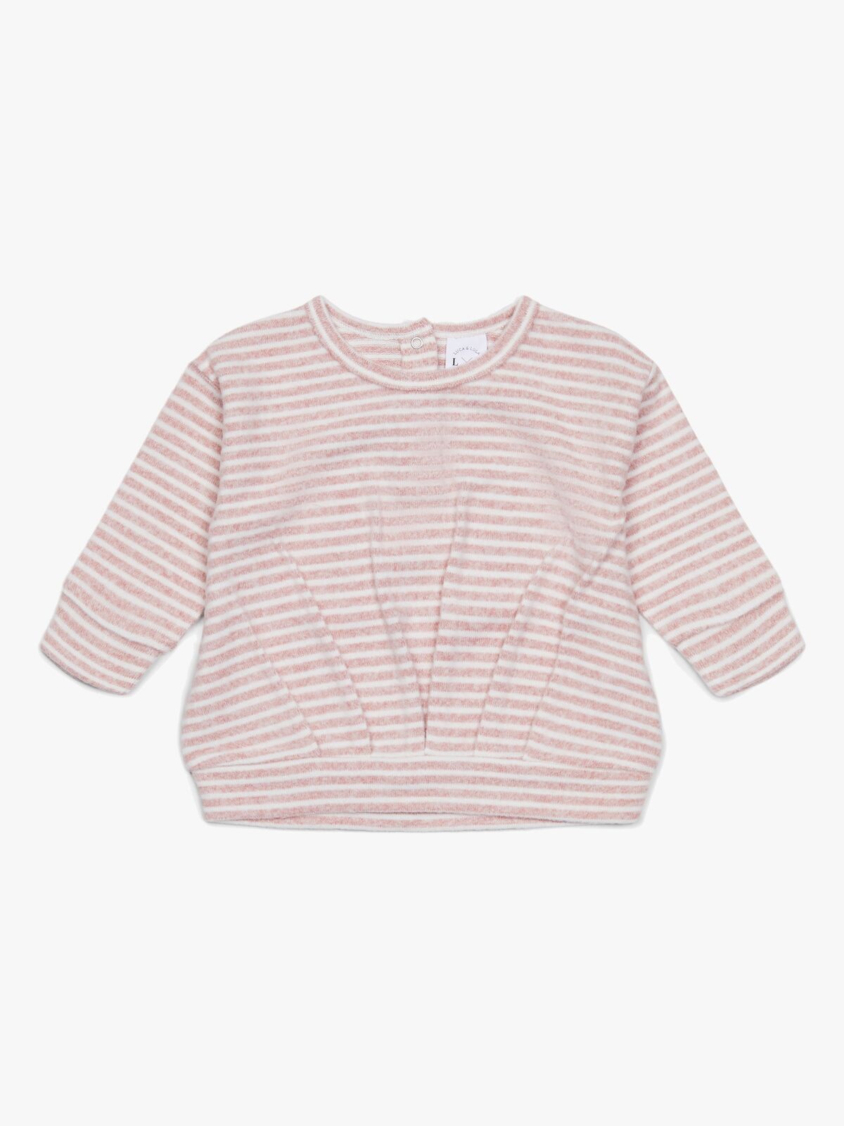 Luca & Lola Rosella Genser Baby, Pink Stripes