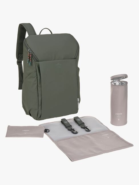 Lässig Slender Stelleveske Ryggsekk, Olive