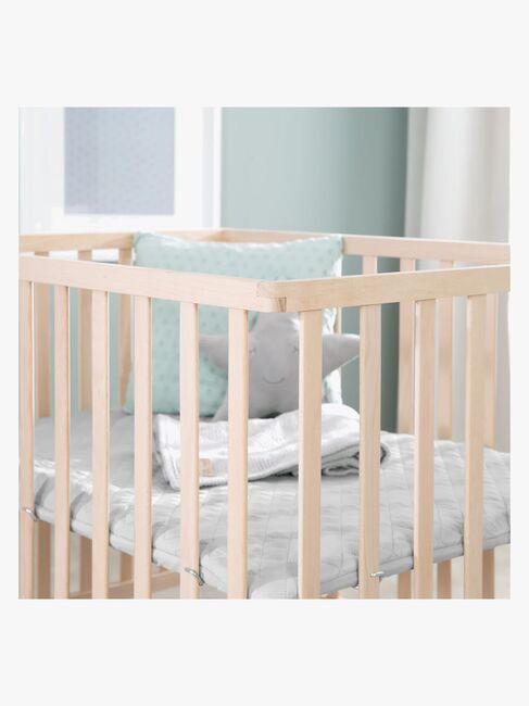 Roba Style Lekegrind med Hjul, Wood & Grey