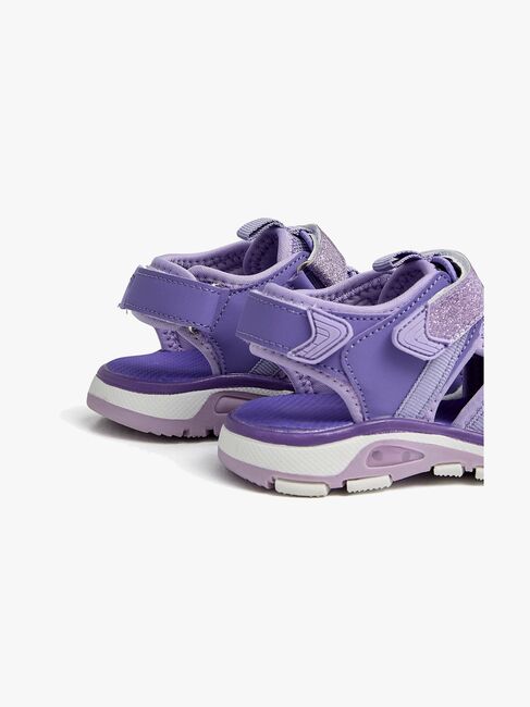 Nordbjørn Safari Blinkende Sandal, Lilla