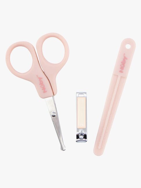 Nuby Evolutive Neglepleiesett, Pink