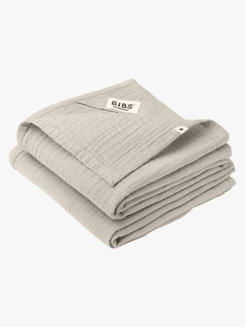 BIBS Sutteklut Musselin 2-pack, Sand