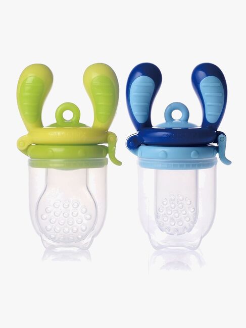 Kidsme Food Feeder 2-pk, Blå/Lime