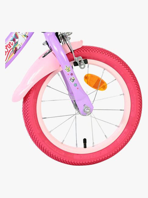 Volare Unicorn Sykkel 14 Tommer, Lilla