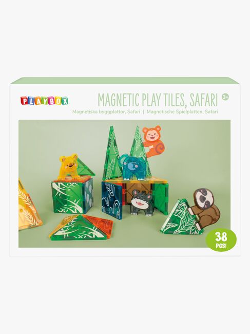 Playbox  Magnetiske Brikker Safari 38 Deler