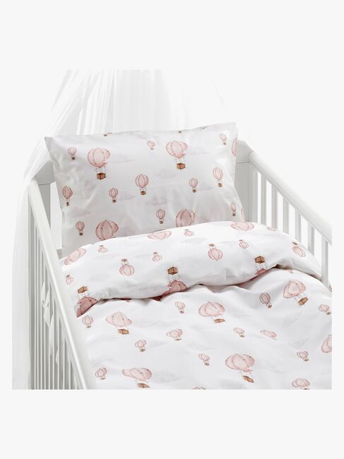 Borganäs Sengesett Sprinkelseng Ballong 2-delt 100x130, Rosa