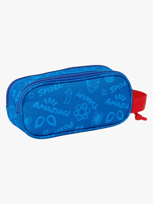 Marvel Spider-Man 3D Dobbeltpennal, Rød/Marineblå