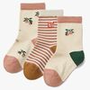 LIEWOOD Silas Sokker 3-pakning, Peach sea shell mix