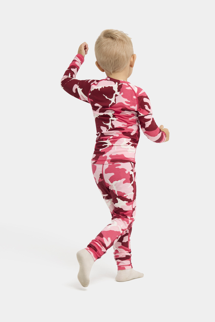 Nordbjørn Verbier Undertøy Bamboo, Camo Pink