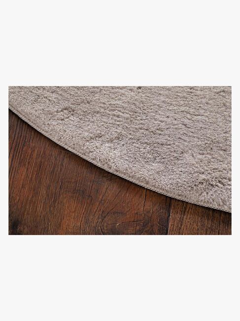 KMCarpets Gulvteppe Rund 120, Soft Greige