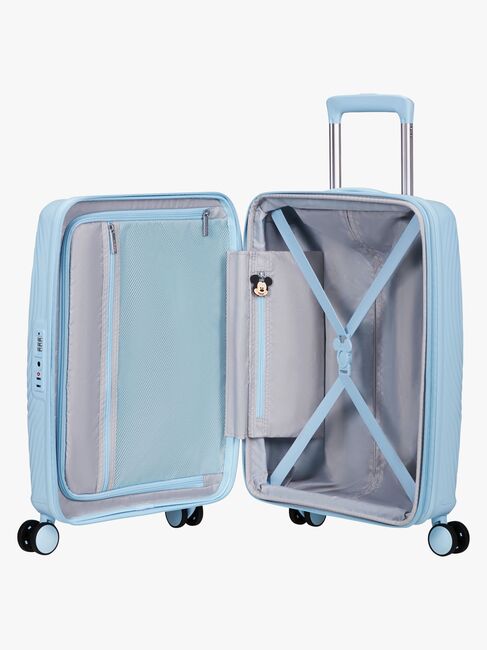 American Tourister Mickey Magic Spinner Koffert 37-44L, Pastel Blue