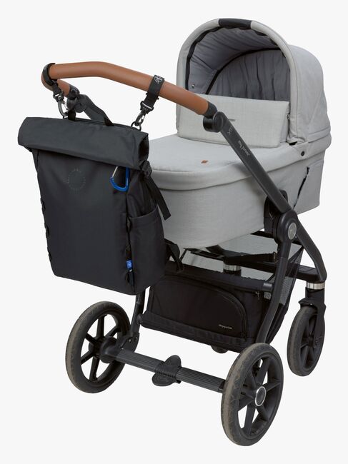 Lässig Outdoor Stelleveske Ryggsekk med Roll-top-åpning, Black