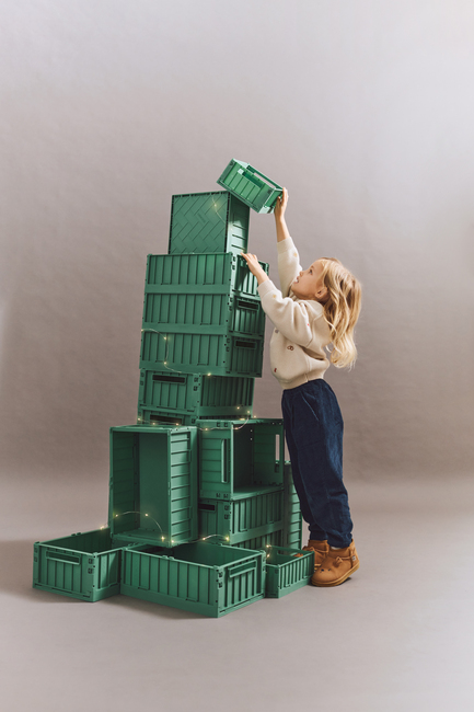 LIEWOOD Weston Oppbevaringsbokser M 2-Pakk, Dusty Ivy