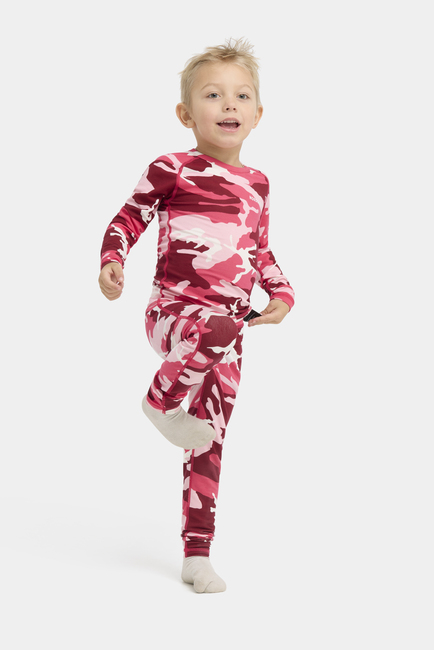 Nordbjørn Verbier Undertøy Bamboo, Camo Pink