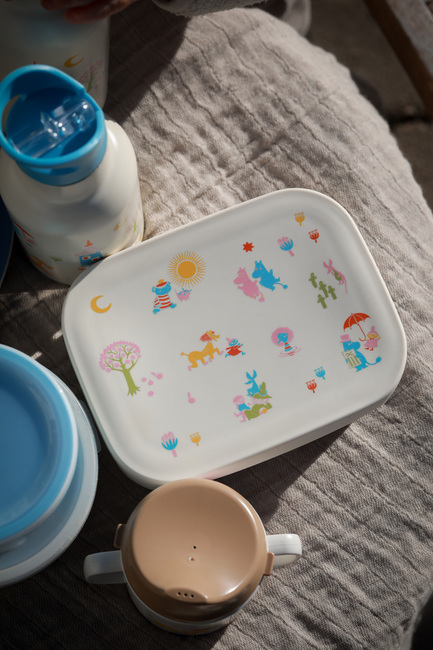 Mummitrollet 80 Matboks Tynnmetall, Beige