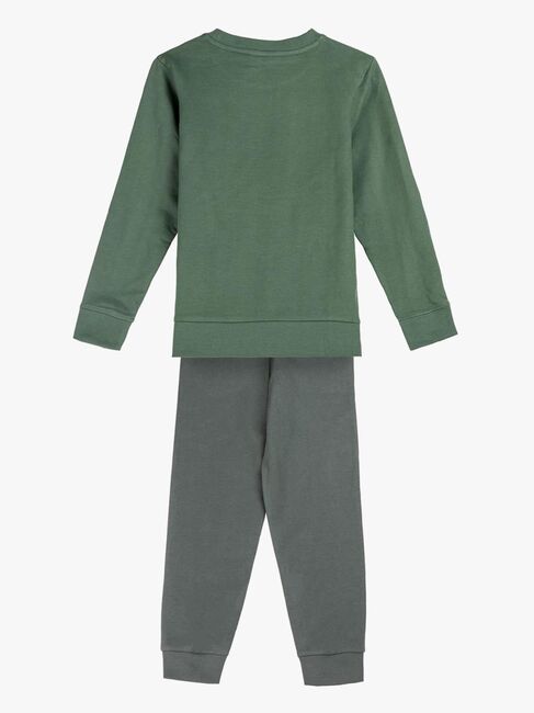 Jurassic Park-genser og -bukse, grønn