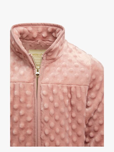 Petite Chérie Atelier Ella Fleecejakke, Mellow Rose