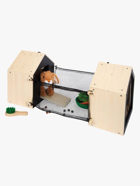 Small Foot Lekesett Kanin med Bur & Innhegning