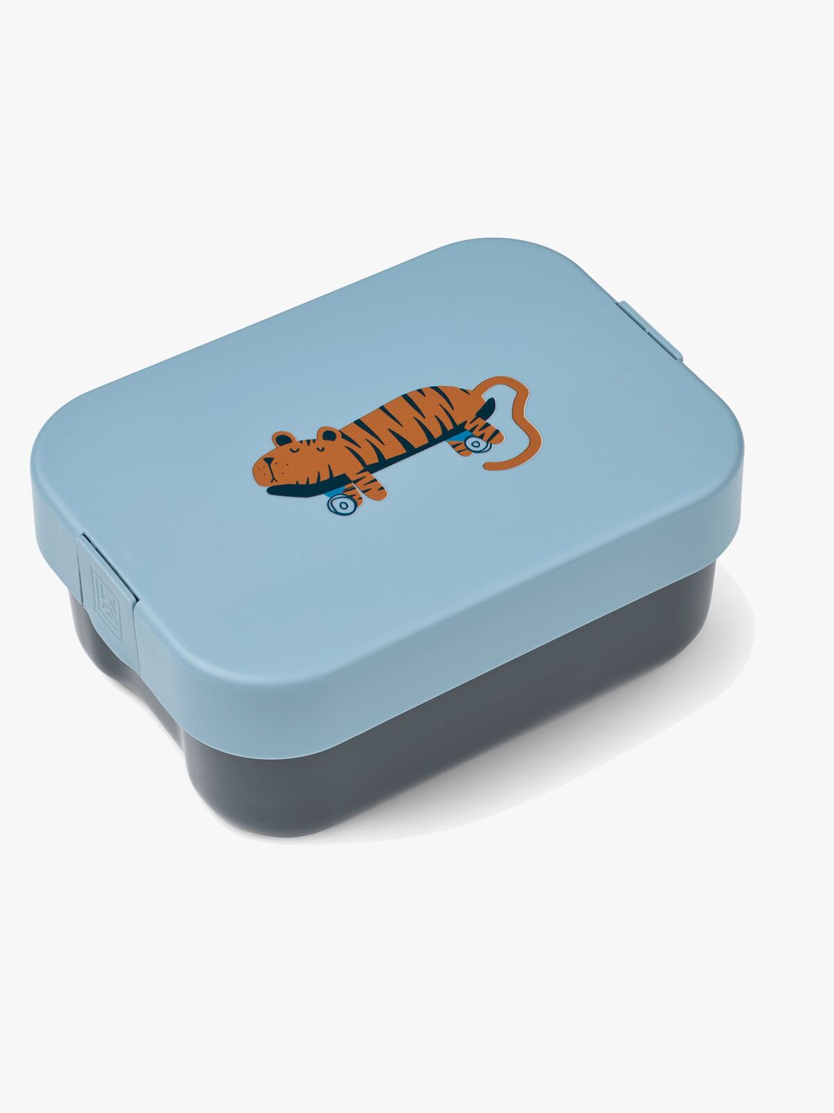 LIEWOOD Kamil  Mønstret Matboks, Tiger/Beach blue