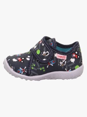 Superfit Spotty Tøfler, Blue/Multicoloured