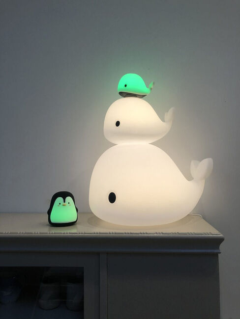 FILIBABBA LED-Lampe Silikon, Pelle the Penguin