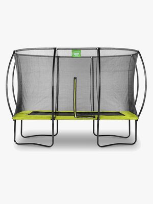 EXIT Silhouette Trampoline inkl. Sikkerhetsnett 244x366 cm, Grønn