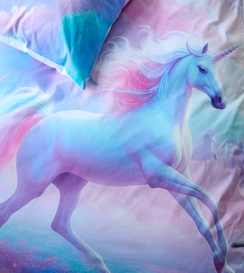 Borganäs Sengesett Enhjørning 150x210