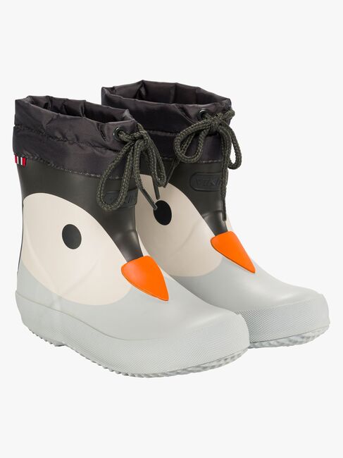 Viking Alv Indie Print Gummistøvler, Light Grey