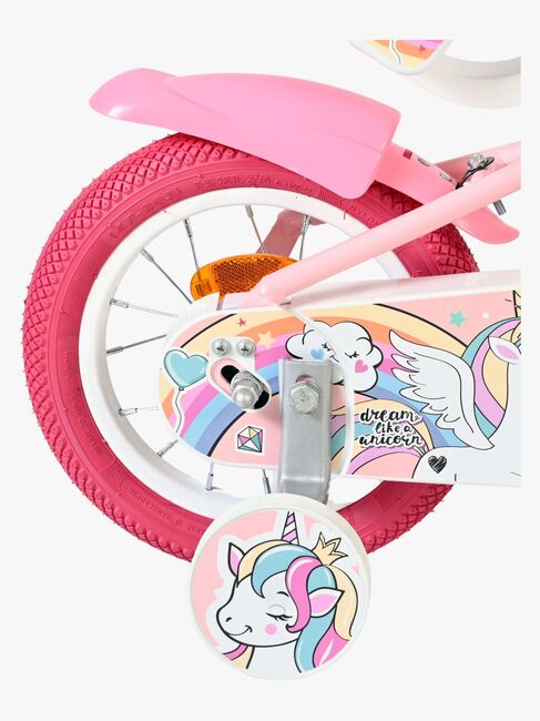 Volare Unicorn Sykkel 12 Tommer, Rosa