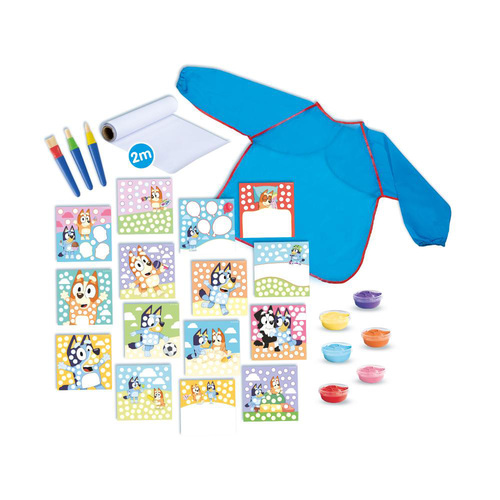 SES Creative Bluey Hobbysett Fingermaling Megaset