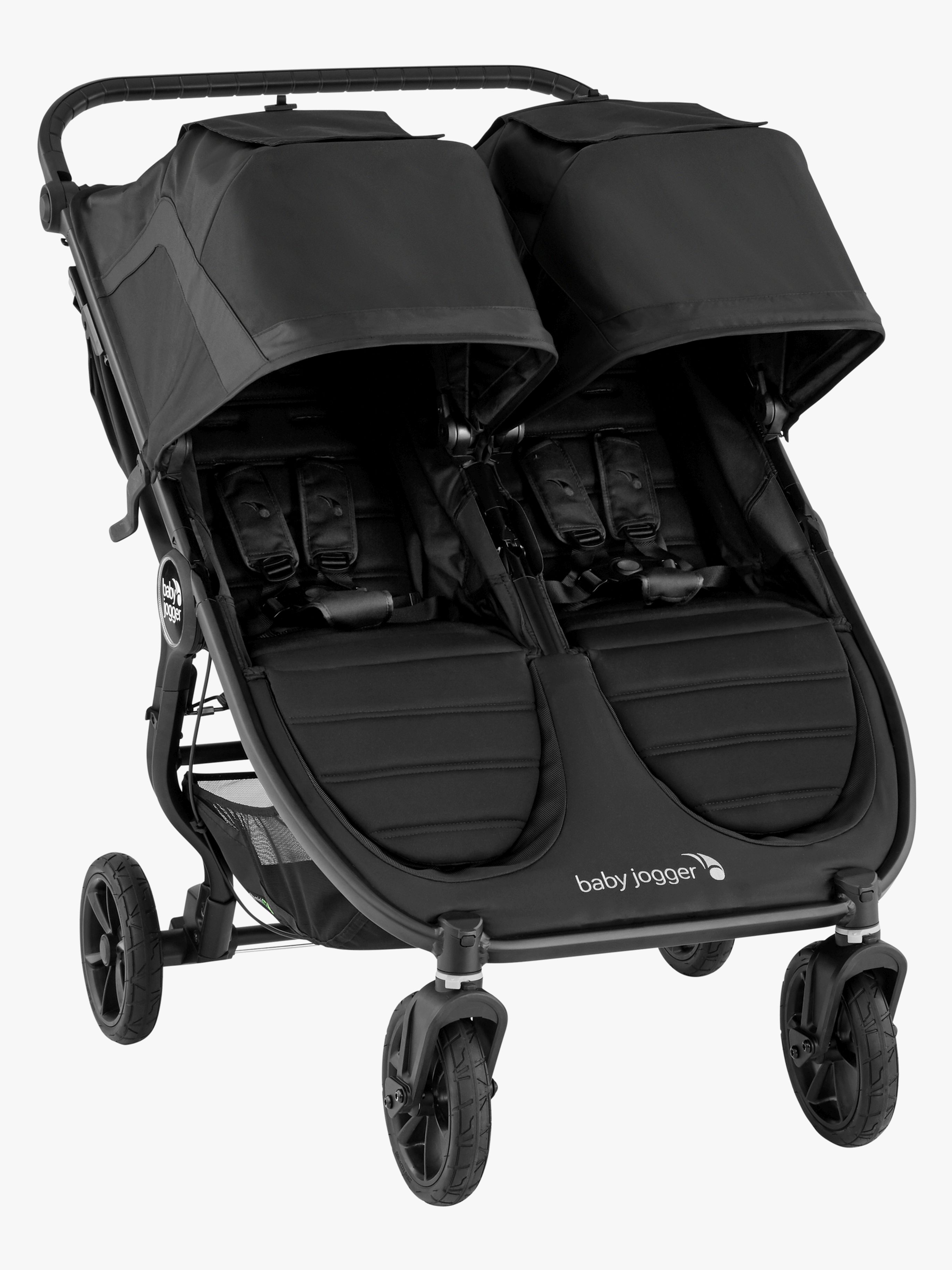 Baby Jogger City Mini GT 2 Søskenvogn, Jet - Dobbelvogn