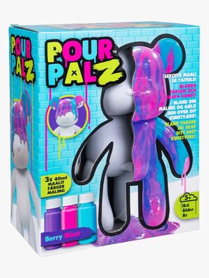TOYMONSTER POUR PALZ DIY-sett Mal Din Egen Bjørn, Berry Blast