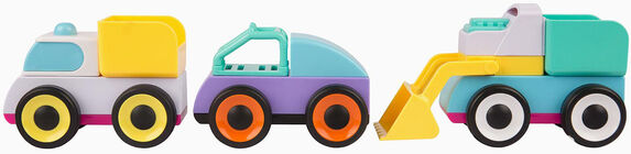 PlayGro Bygg og Kjør Biler Aktivitetsleke