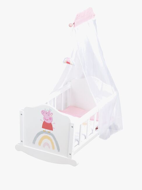 Peppa Gris Dukkeseng med Baldakin