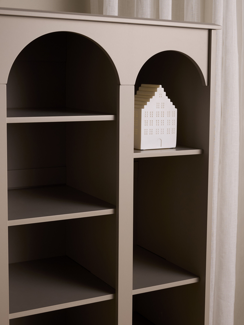 Alice & Fox Dune  Dekorativ Bokhylle, Greige