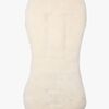 Tinkafu Lammeskinn Merinoull Sittepute, White