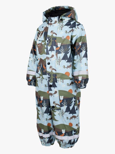 Lindberg Lekhyttan Fôret Regndress, Light Blue/Brown