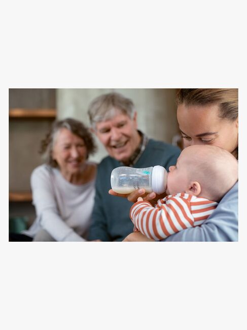 Philips Avent Natural Response Tåteflaske 260 ml, Airfree, Elefant Deco