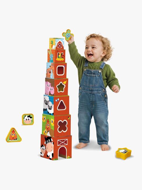 SES Creative Stableklosser Bondegårdsdyr 2-i-1